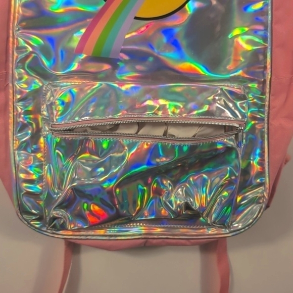 Pink and silver book bag New with tag - Picture 5 of 9